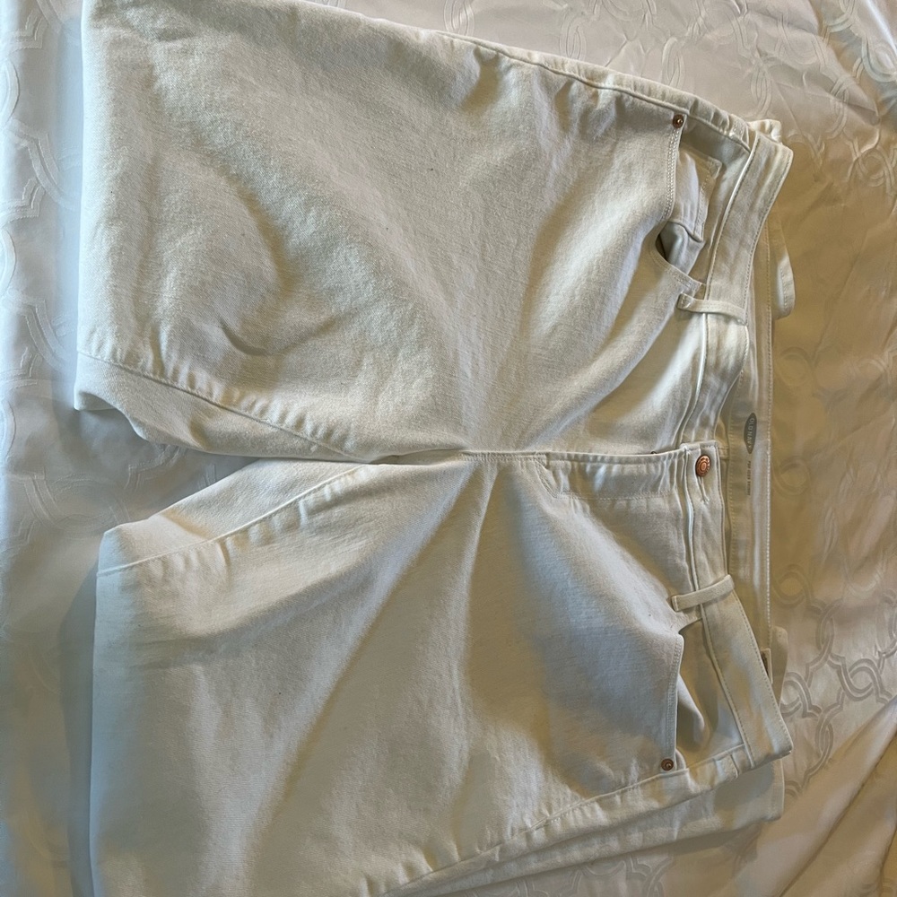 EUC Old Navy White Pop Icon Skinny Jeans Size 18